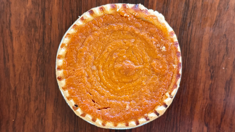 Whole sweet potato pie from Smart & Final
