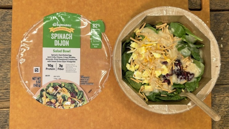 Wegmans Spinach Dijon Salad Bowl