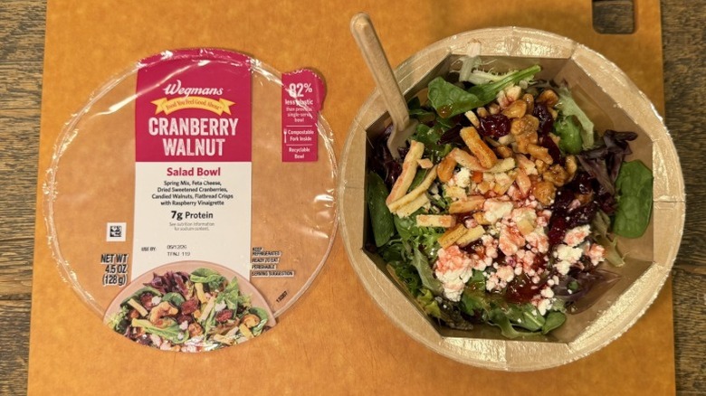 Wegmans Cranberry Walnut Salad Bowl