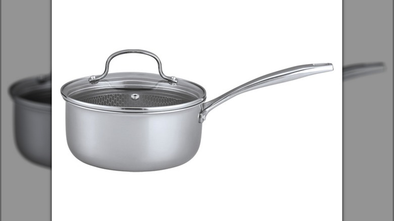 Crofton Stainless Steel Waffle Sauce Pan on a white background