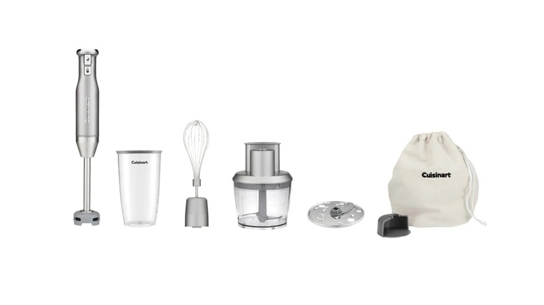 Cuisinart Power Blend Immersion Blender on white background.