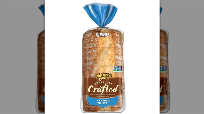 Packaged loaf of Nature's Own Perfectly Crafted White Bread
