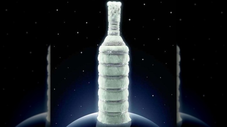 A bottle of Billionaire Vodka