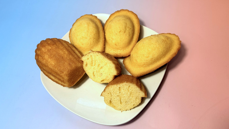 Kirkland Signature Madeleine cookies on plate