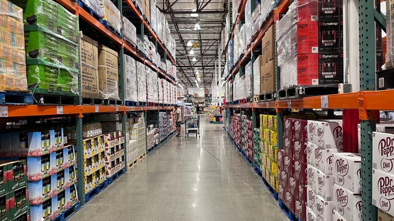 Photo of an aisle at Costco