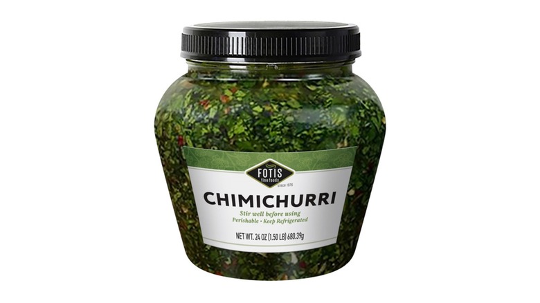 Jar of Fotis Fine Foods Chimichurri