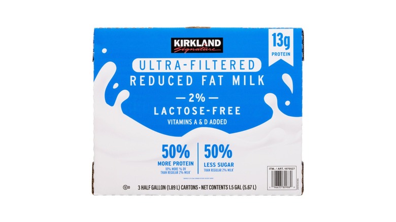 Case of Kirkland Signature Ultra Filtered 2% Lactose Free Milk