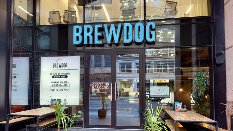 Exterior of BrewDog taproom
