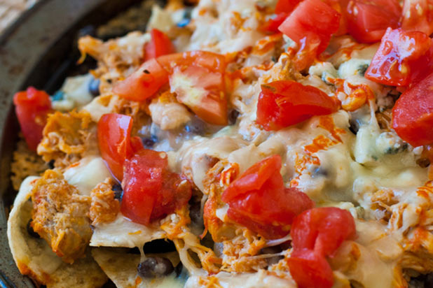A Family Feast — Buffalo Chicken Nachos