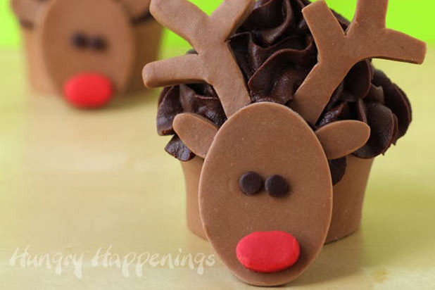 Hungry Happenings — Edible Christmas Cupcake Wrappers