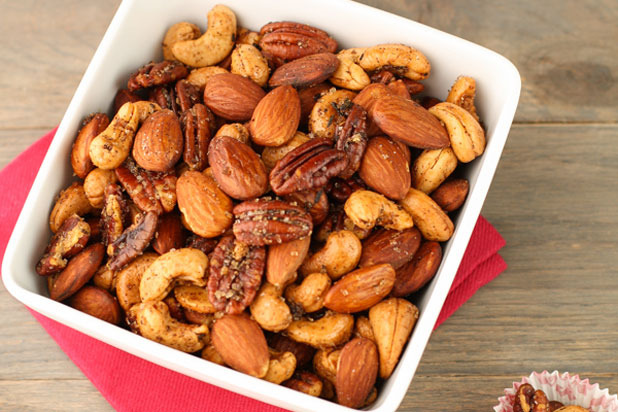 Garnish with Lemon — Chipotle and Rosemary Roasted Nuts