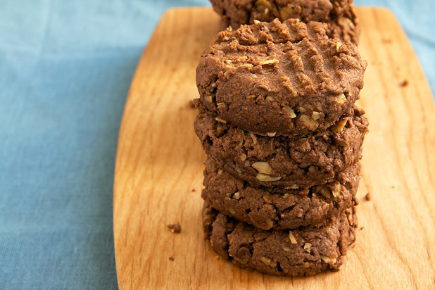 Bake or Break — Chocolate Peanut Butter Granola Cookies