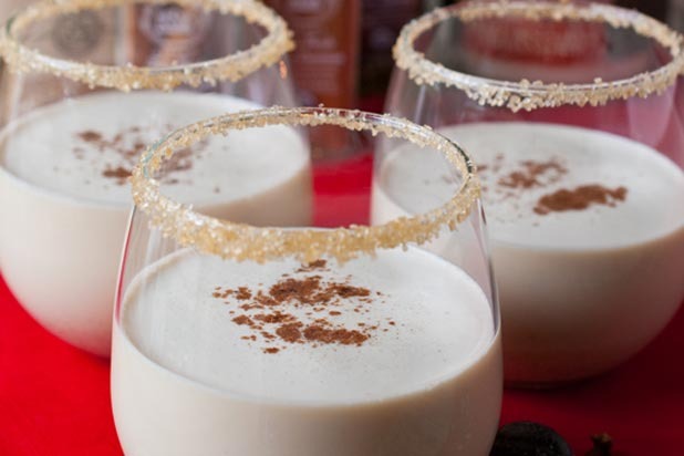A Family Feast — Spiced Eggnog Cocktail