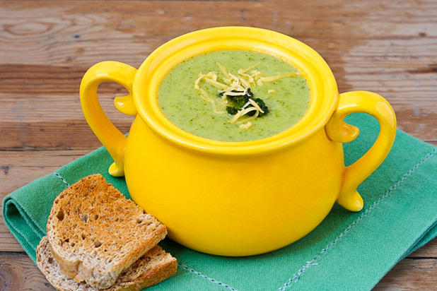 The Picky Eater — Skinny Broccoli Cheese Soup