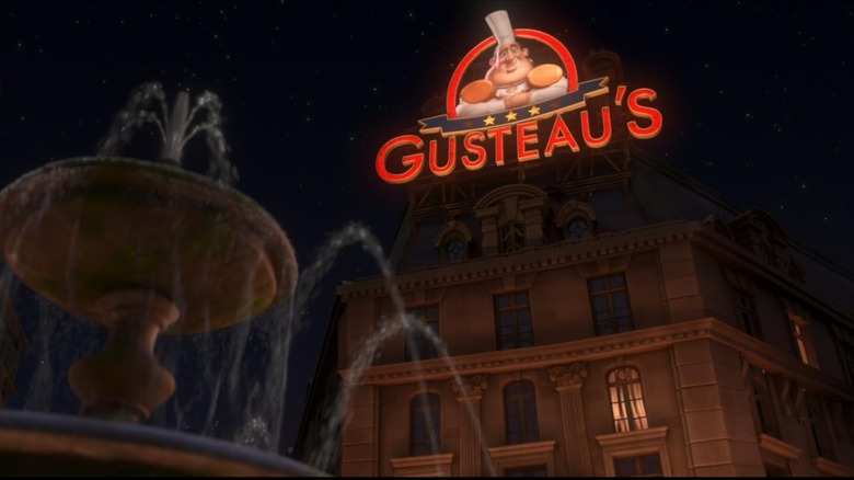 The exterior of Gusteau's, the primary restaurant in the Disney Film "Ratatouille"