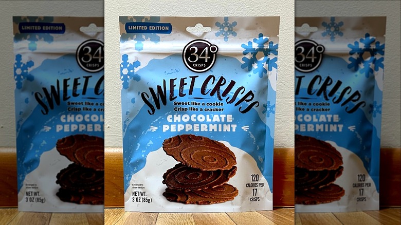 Chocolate Peppermint sweet crisps