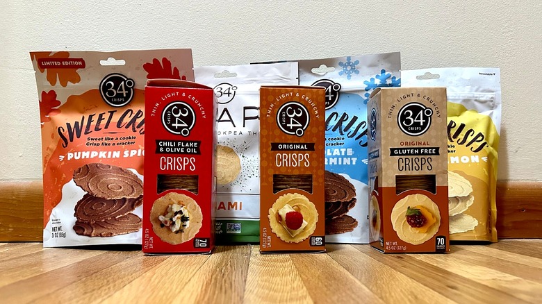 Assorted 34 Degrees Crisps