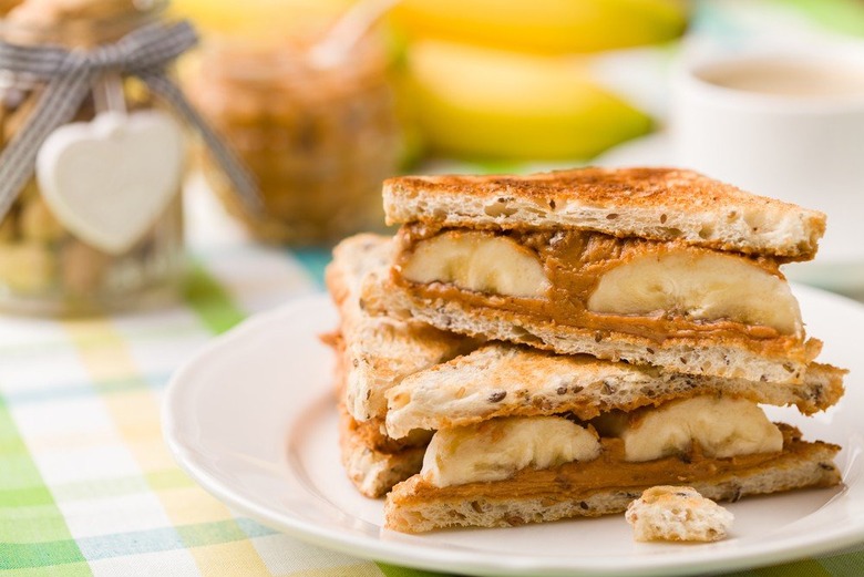 1 Hour Before a Workout: Eat Peanut a Butter Banana Sandwich on Whole-Wheat Bread