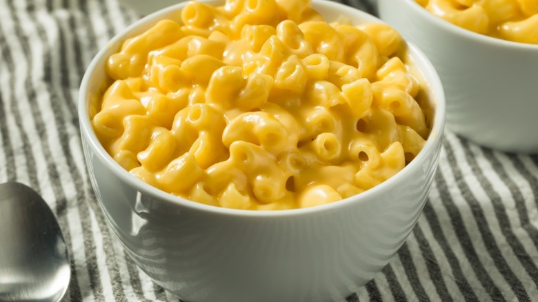 Bowl of mac and cheese
