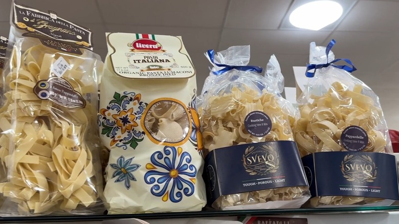Four large bags of assorted Italian dry pastas