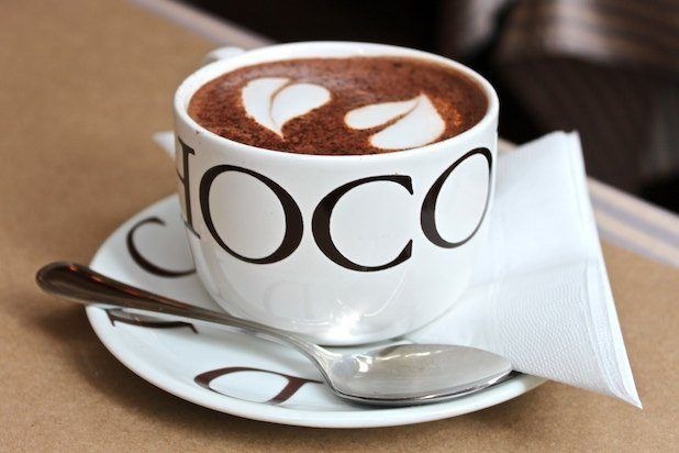 Spiked Hot Chocolate at L.A. Burdick