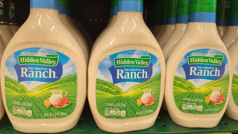 Bottles of Hidden Valley Original Ranch