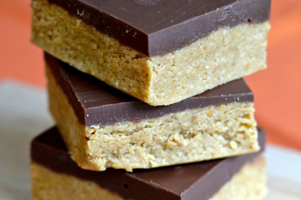 No-Bake Chocolate-Peanut Butter Bars 
