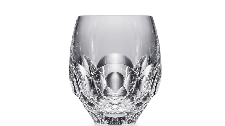 Steuben tortoise old fashioned glas