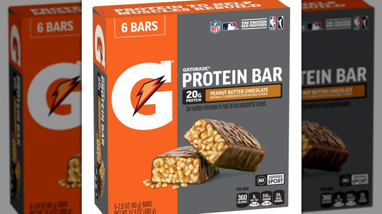 Gatorade's Protein Peanut Butter Chocolate Bars