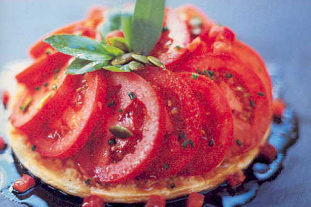 Tomato and Goat's Cheese Tarts Recipe