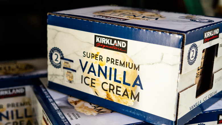 Kirkland Signature vanilla ice cream