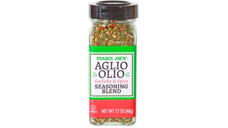 Trader Joe's Aglio Olio Seasoning Blend shaker