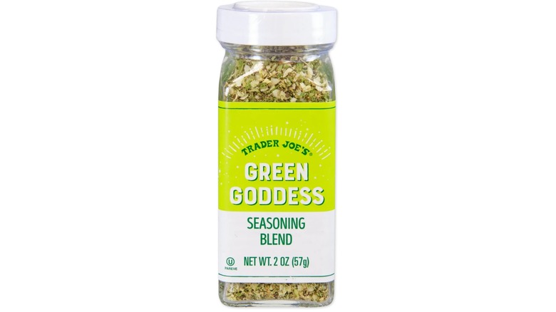 Trader Joe's Green Goddess Seasoning Blend shaker