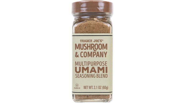 Trader Joe's Mushroom & Company Multipurpose Umami Seasoning Blend jar