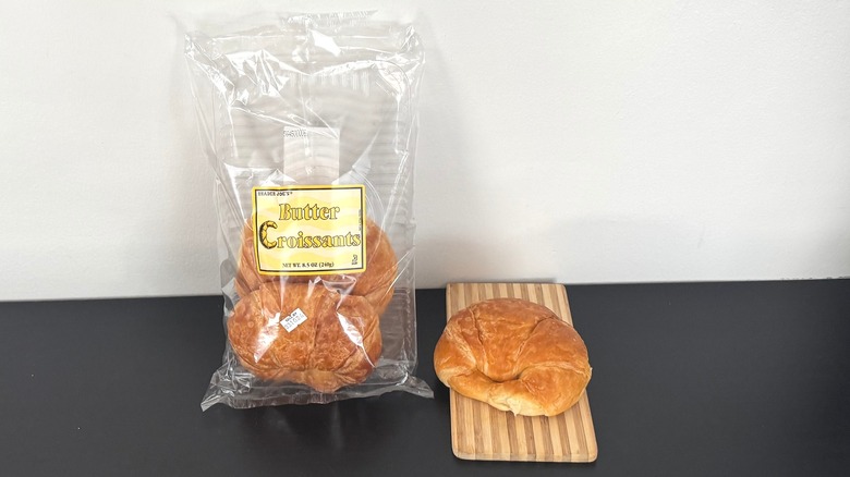 Package of Trader Joe's butter croissants
