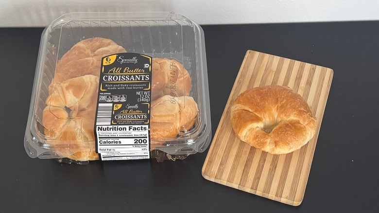 Container of Specially Selected croissants from Aldi