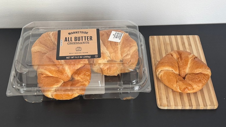 Container of Marketside croissants from Walmart