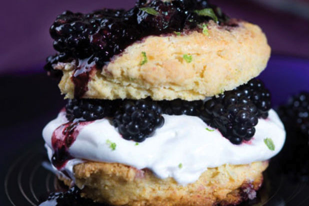 Blackberry-Lime Cornmeal Shortcakes Recipe