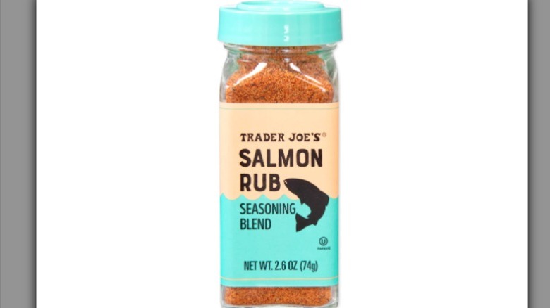 bottles of salmon seasoning from Trader Joe's