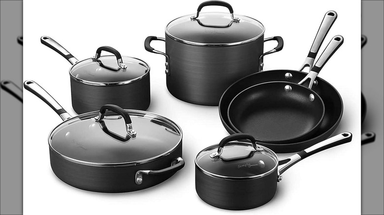 Product image of non-induction compatible Calphalon non-stick cookware set
