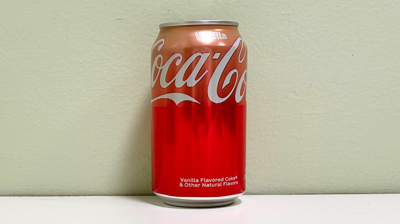 A can of Coca-Cola Vanilla Soda
