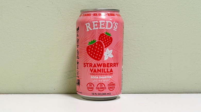 A can of Reed's Strawberry Vanilla Multifunctional Soda