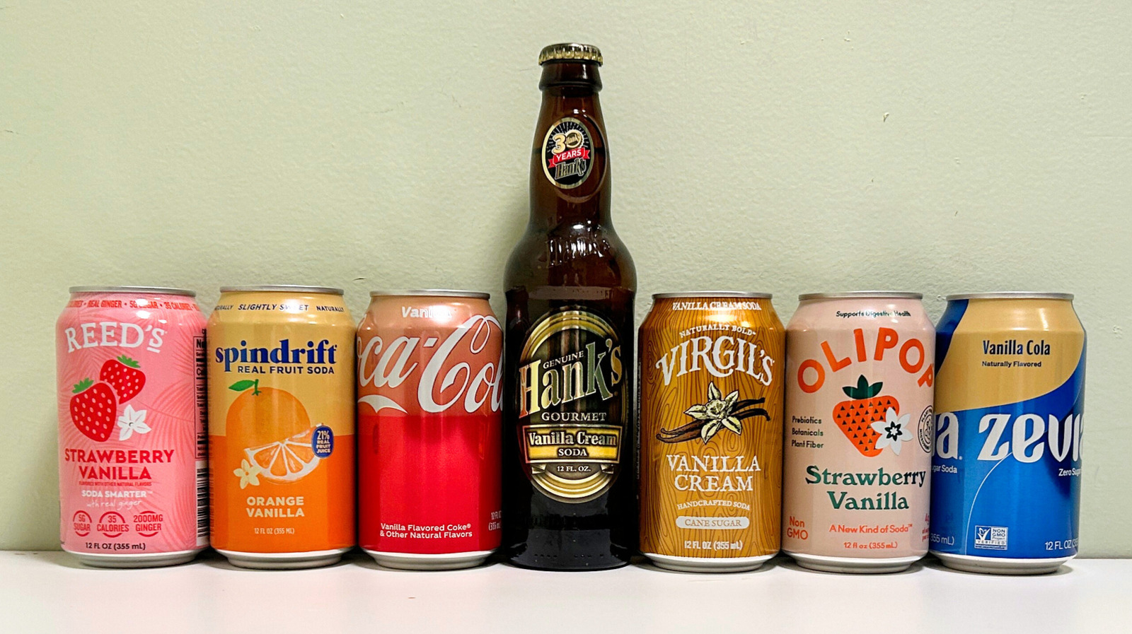 7 Vanilla-Flavored Sodas, Ranked Worst To Best