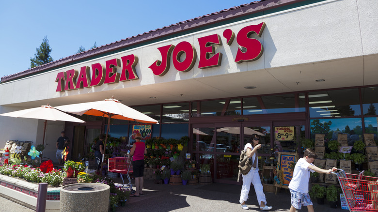 front entrance of trader joes store