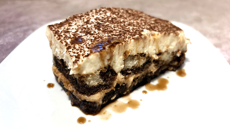 slice of tiramisu