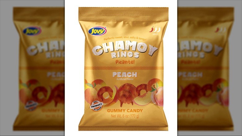 Jovy Peach Chamoy Rings Gummy Candy