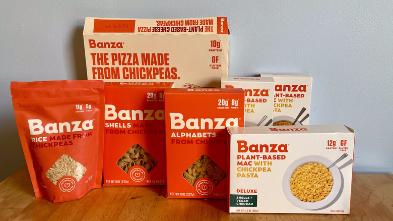 Array of Banza products