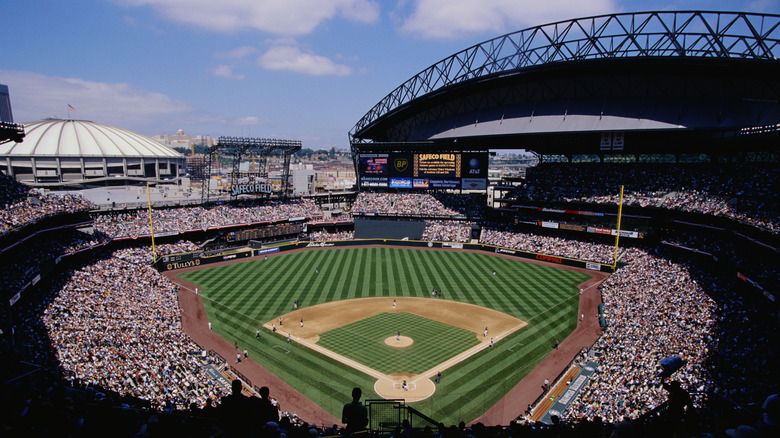 An overhead view of T-Mobile park