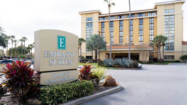 Embassy Suites entrance