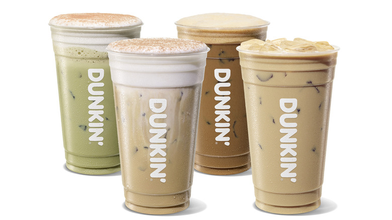 Dunkin's new tiramisu line up of drinks
